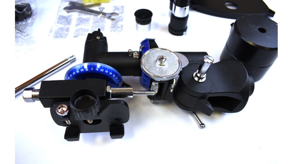 Meade Polaris 130mm German Equatorial Reflector Telescope, Blue, 216006