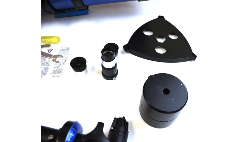 Meade Polaris 130mm German Equatorial Reflector Telescope, Blue, 216006