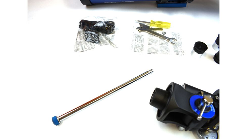 Meade Polaris 130mm German Equatorial Reflector Telescope, Blue, 216006