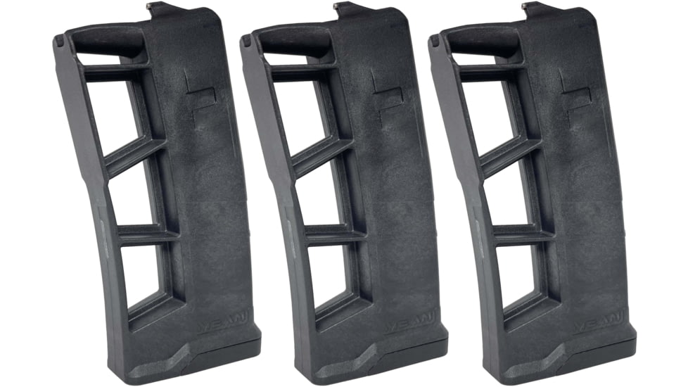 Mean Arms Ejectored Exomag, AR-15, 20 Round Rifle Magazine, Black, 3 Pack, Black, 2104669-20RD