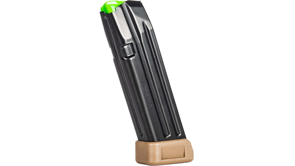 Mec-Gar Glock 17 9mm Luger 20 Round Extended Pistol Magazine, Flat Dark Earth, 20, MGG172005A