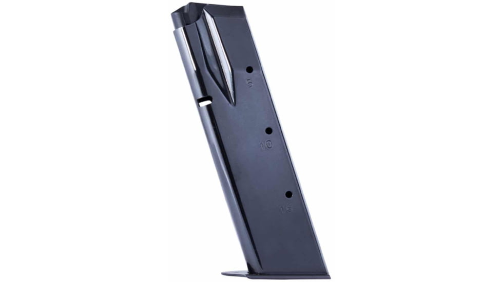 Mec-Gar Magazine, CZ 75B/85B/SP-01/Shadow/Shadow 2, 9mm Luger, 16 Round, Blued, 1 Pack, Carbon Steel, MGCZ7516B-16RD