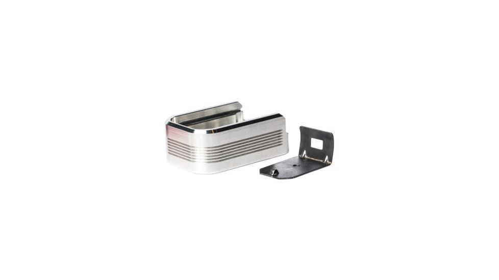 Mec-Gar Plus2 Aluminum Polymer Floorplate Magazines Adapter Set, Grey, F42223-ST-GR
