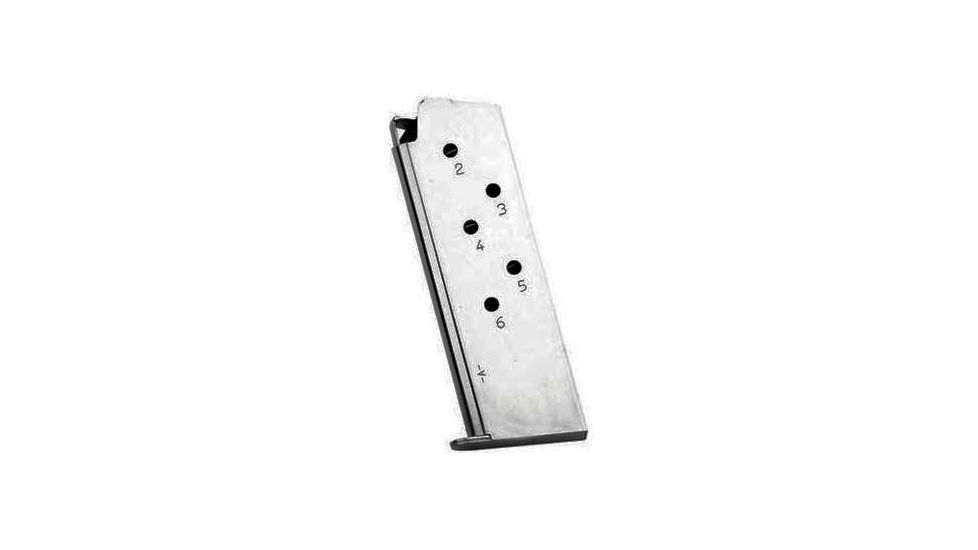 Mec-Gar USA Inc Magazine For 1911 Officer .45ACP 6 Round Nickel