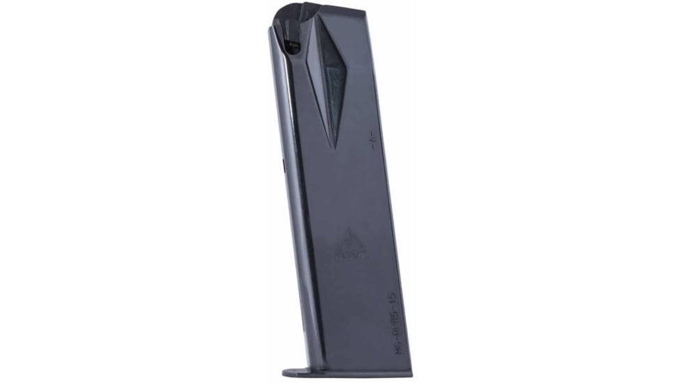 Mec-Gar Pistol Magazine, Ruger P85/89/93/9/ 95, 9mm Luger, 15 Round, Blued, 1 Pack, Carbon Steel, MGRP8515B-15RD