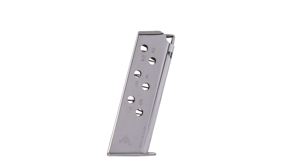 Mec-Gar Walther PPK Magazine, 7 Rounds, Nickel, .32 ACP, MGWPPK32STN-7RD