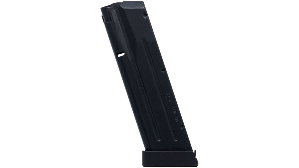 Mec-Gar Witness/Tanfoglio Large Frame Competition Magazine, 19-Round, 9mm, Anti-Friction Coated, Black, MGWITLF919M-19RD