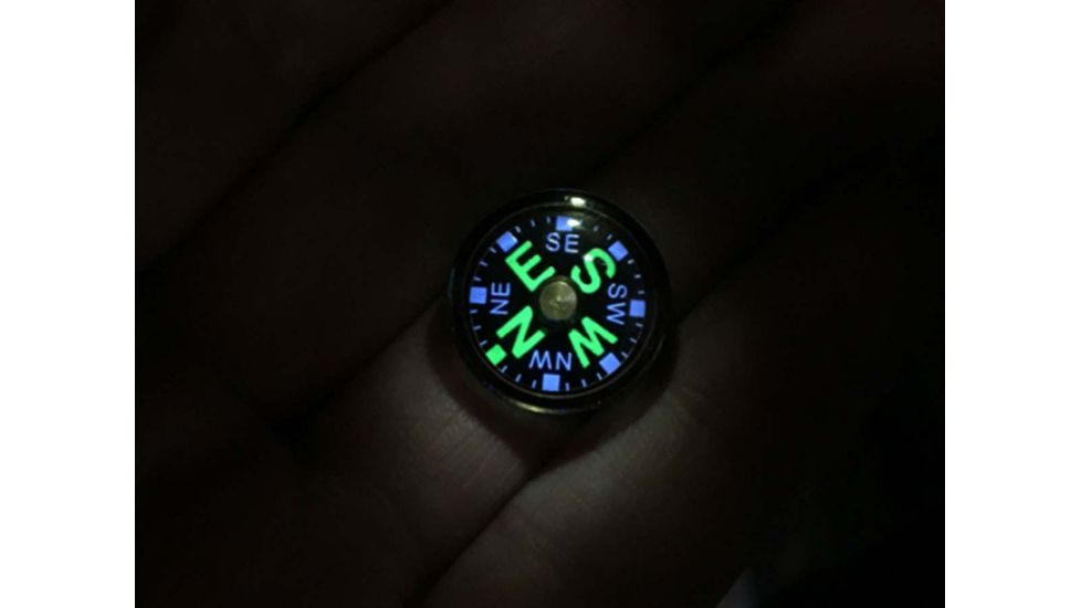 MecArmy Glow-In-The-Dark Compass, Brass, Brass, CMP-B