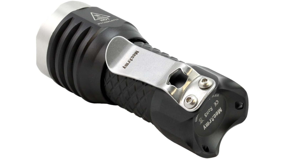 MecArmy PT16 1 x 16340 3 x CREE XP-G2 LED Ultra Bright Rechargeable Flashlight, 1200 Lumens, Black, PT16