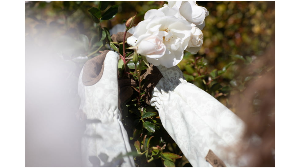 Mechanix Wear Ethel Garden Rose Gauntlet Cuff Gloves - Womens, Rendezvous, Medium, ETH-RSE-520