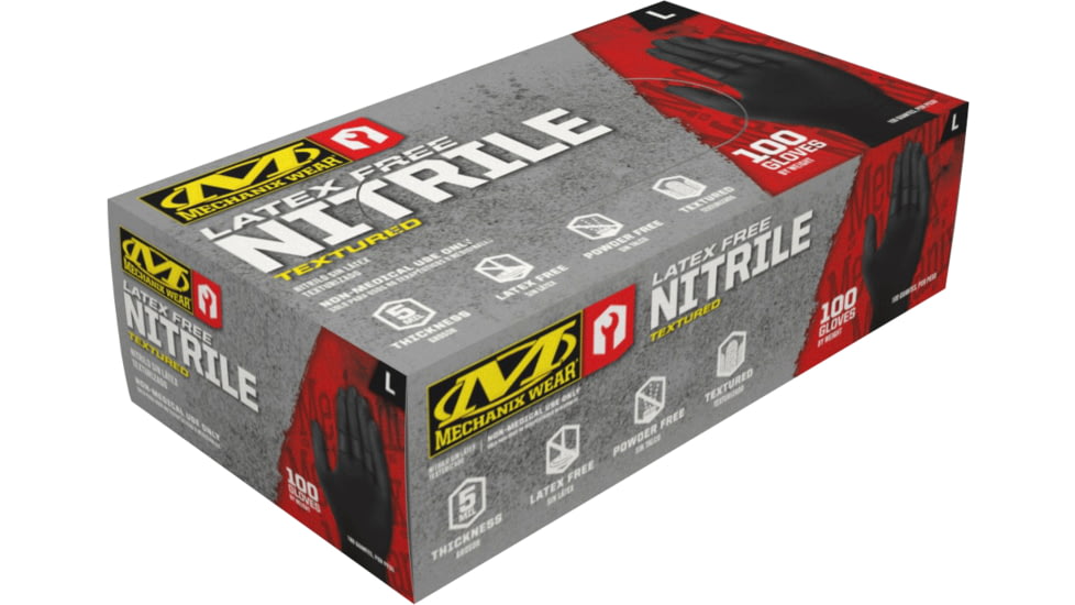 Mechanix Wear 100 CT Powder-Free 5 Mil Gloves - Mens