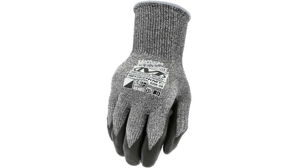 Mechanix Wear SpeedKnit Cut C3 Gloves - Men's, Small-Medium, Black/Grey, S2DE-58-500