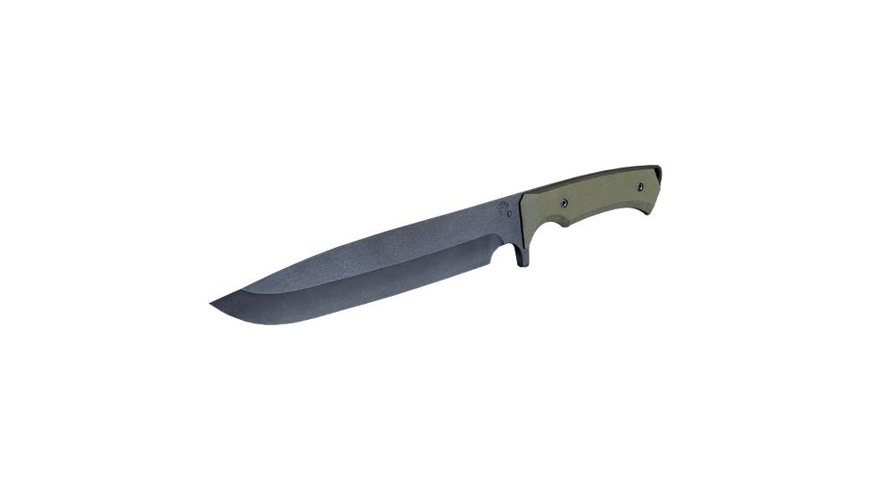 Medford Bonfire Fixed Knife, 7.5in Standard, 3V Steel, PVD Finish, G-10 Black Handle, Kydex Black Sheath, MK0913PQ-08KB-SSQ3-Q4