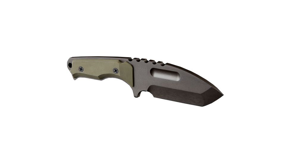 Medford Emperor Fixed Knife, 3.75in Standard, S35VN Steel, PVD Finish, G-10 Black Handle, Kydex Black Sheath, MK050SPQ-08KB-SSQ3-Q4