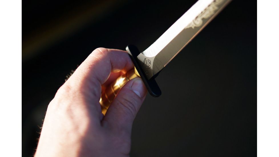 Medford Fs Commando Dager, 7.125in Standard, 3V Steel, PVD Finish, Titanium Handle, Kydex Black Sheath, MK1013PQ-34KB-Q2Q3-Q4