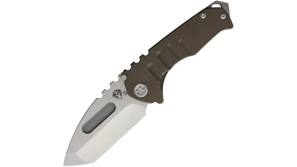 Medford Praetorian Genesis T Framelock Folding Knife, Bronze, Bronze anodized titanium handle, MK029STT-36A1