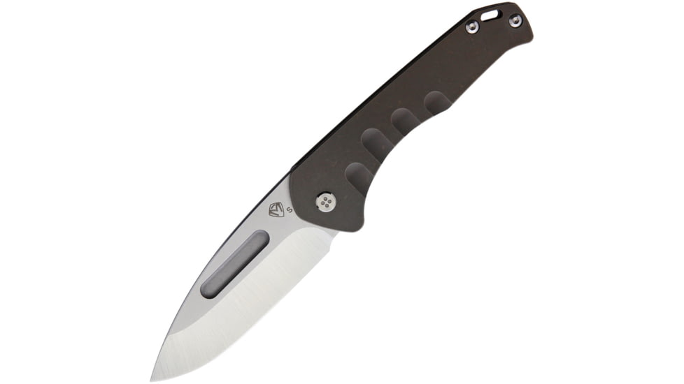 Medford Praetorian Slim Framelock Folding Knife, Bronze, Bronze anodized titanium handle, MD208STD-36A1