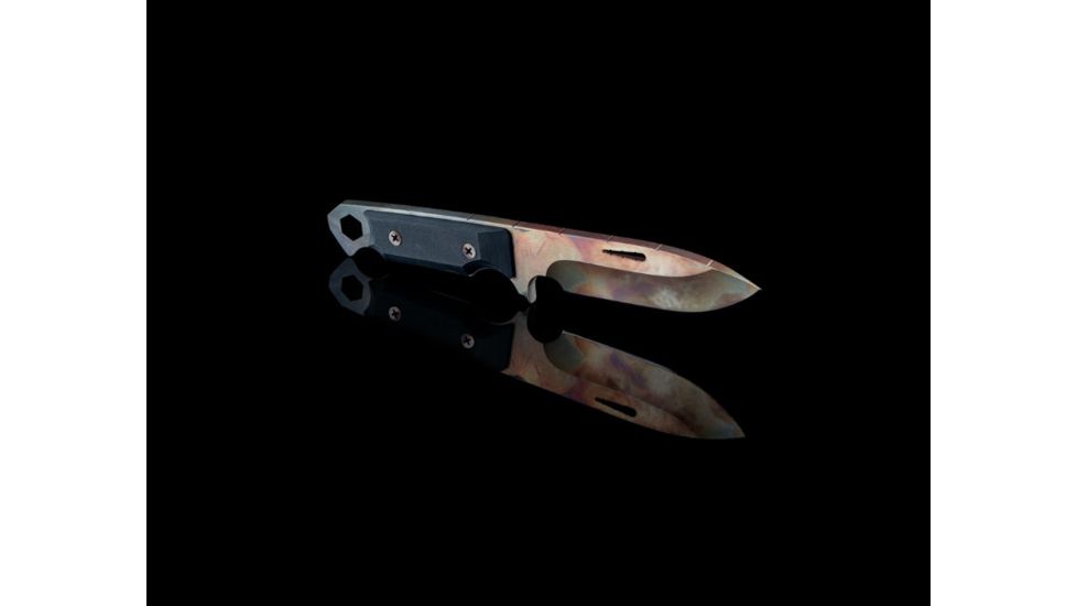 Medford S.T.A. Sniper Fixed Knife, 4.375in Standard, D2 Steel, Black PVD Finish, G-10 Black Handle, Kydex Black Sheath, MK070DPQ-08KB-SSQ3-Q4
