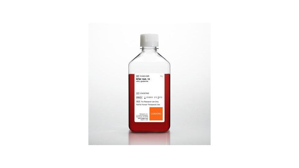 Corning  Media RPMI1640 Stl Liq 1L CS6 MT10-040-CM Media RPMI1640 Stl Liq 1L CS6