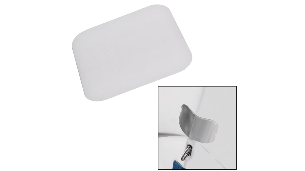 Megaware ScuffBuster Standard - 5.75" x 4.5" - Solid Bowguard - 22G - Stainless Steel 72202