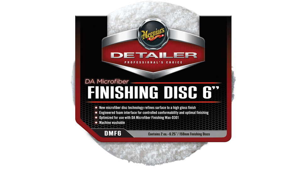 Meguiar's DA Microfiber Finishing Disc - 6&quot; - 2-Pack 71832