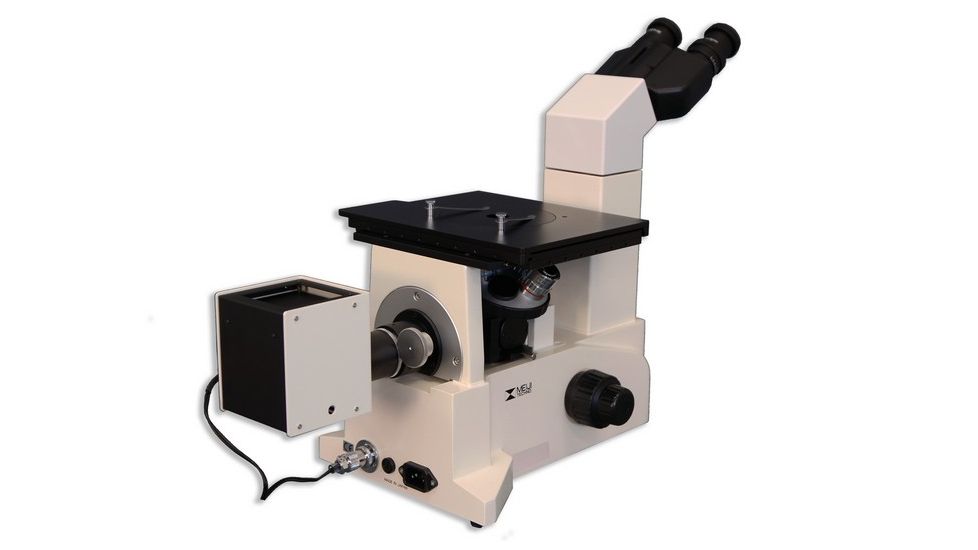 Meiji Techno Binocular Inverted Brightfield/Darkfield Metallurgical Microscope, IM7520