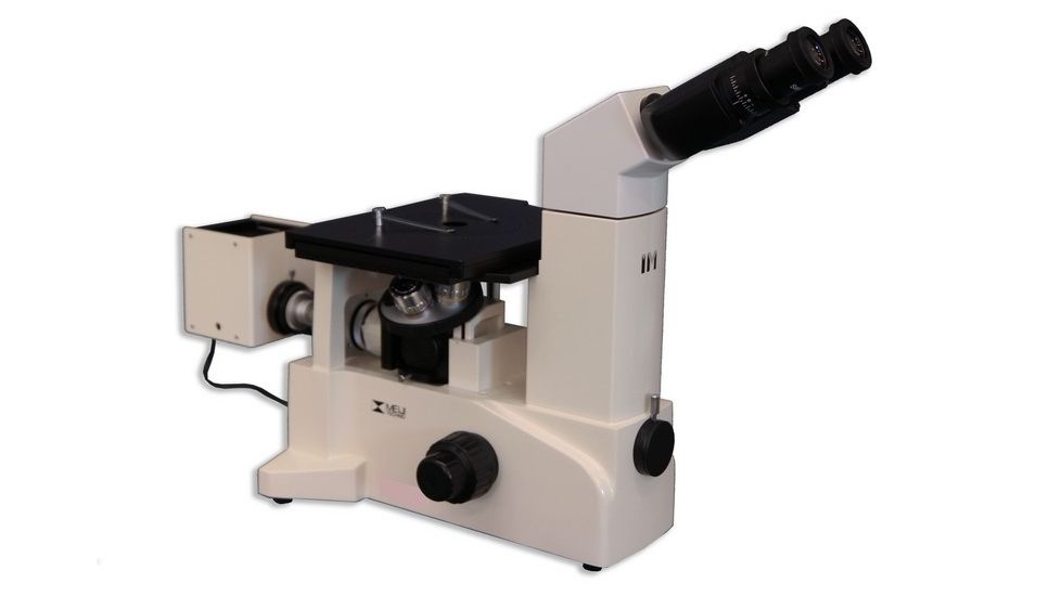 Meiji Techno Binocular Inverted Brightfield/Darkfield Metallurgical Microscope, IM7520