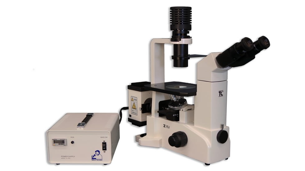 Meiji Techno Binocular Inverted Epi-Fluorescense Biological Microscope, TC-5500