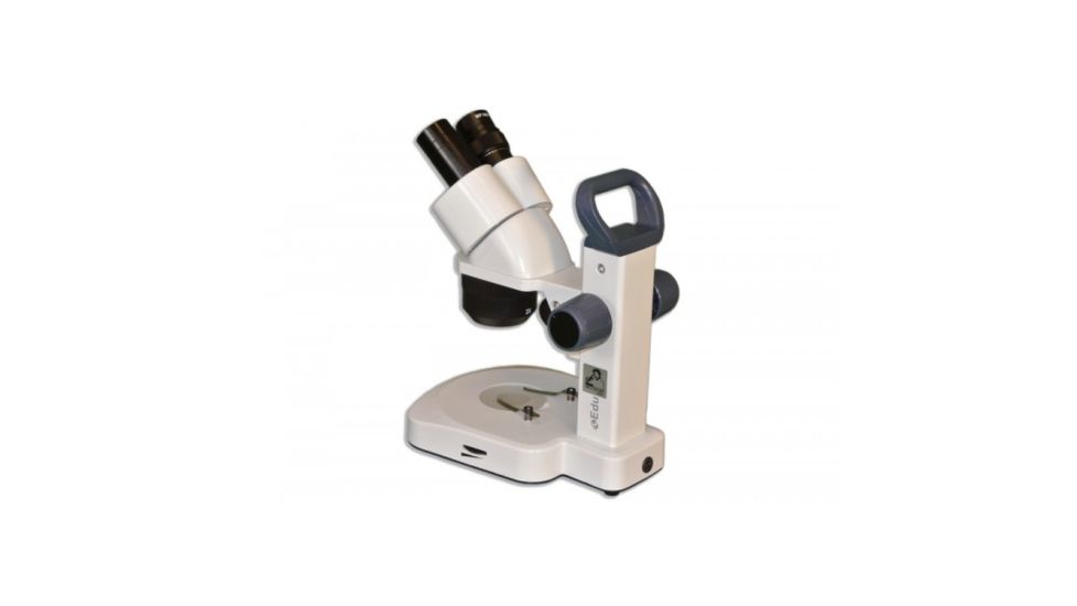 Meiji Techno EM-21 LED Binocular Entry Level 2X/4X Turret Stereo Rechargeable Microscope, White EM-21