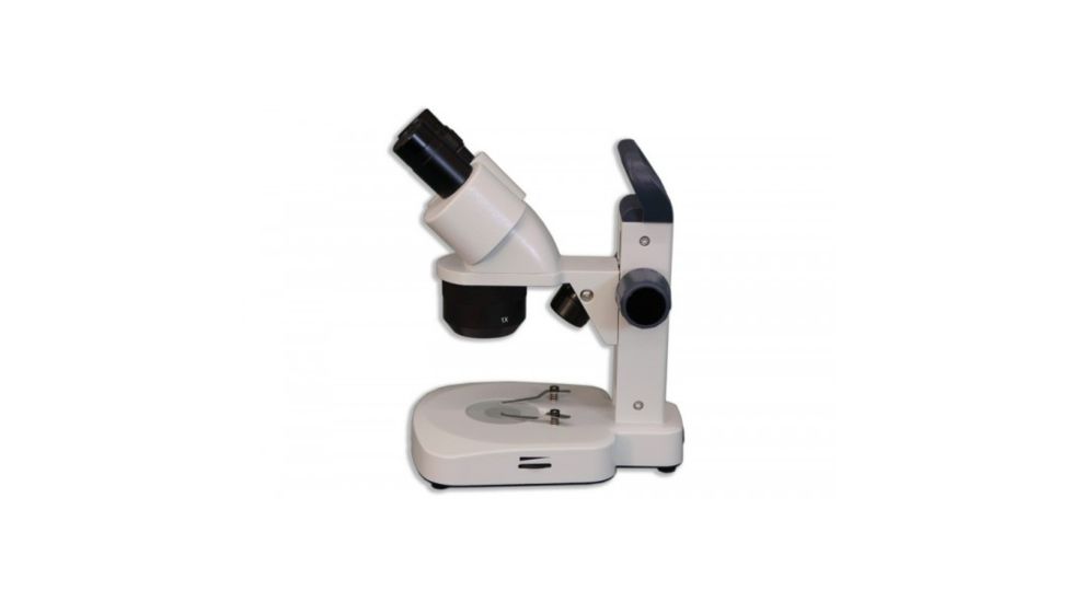 Meiji Techno EM-23  LED Binocular Entry Level 1X/2X/4X Turret Stereo Rechargeable Microscope, White EM-23