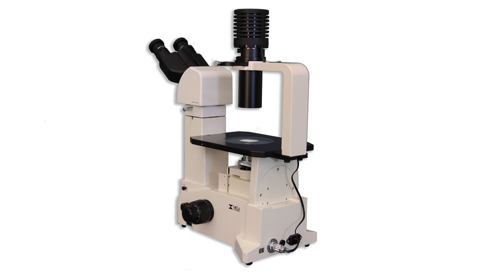 Meiji Techno Ergonomic Binocluar Inverted Brightfield/Phase Contrast Biological Microscope, TC-5300E