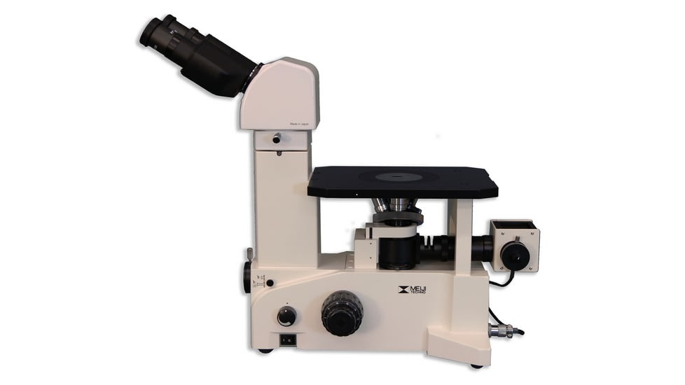 Meiji Techno Ergonomic Binocular Inverted Brightfield Metallurgical Microscope, IM7100E