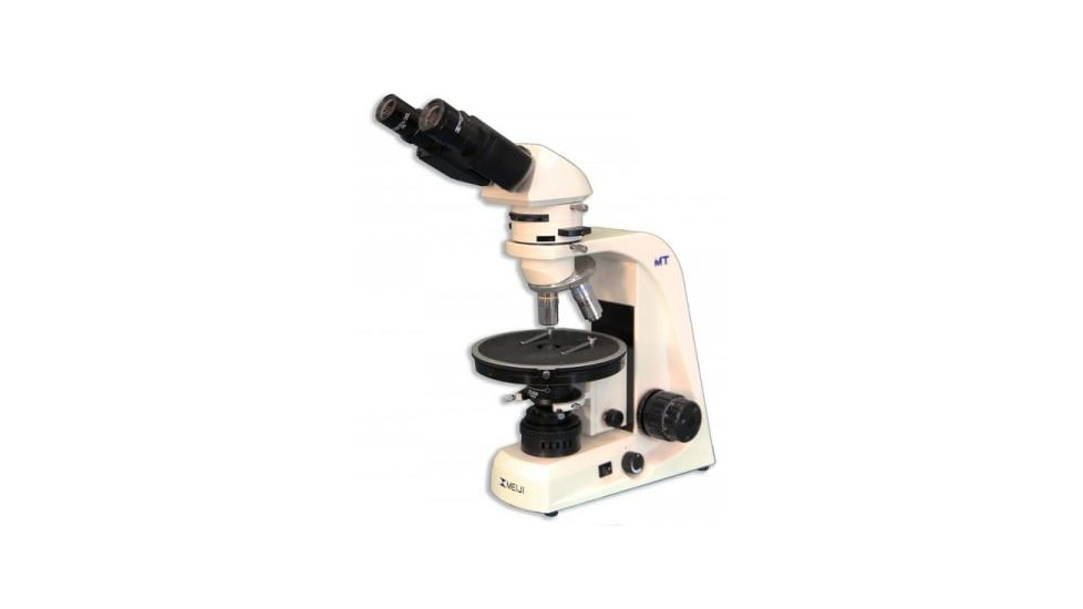 Meiji Techno Halogen Binocular Polarizing Microscope, BEIGE, LARGE MT9200