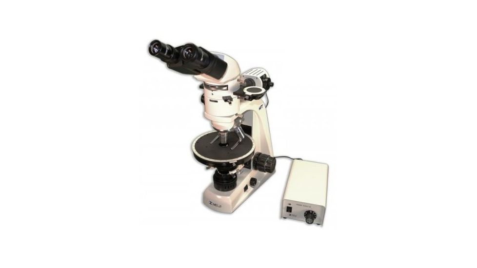 Meiji Techno Halogen Binocular Polarizing Microscope, BEIGE, LARGE MT9920