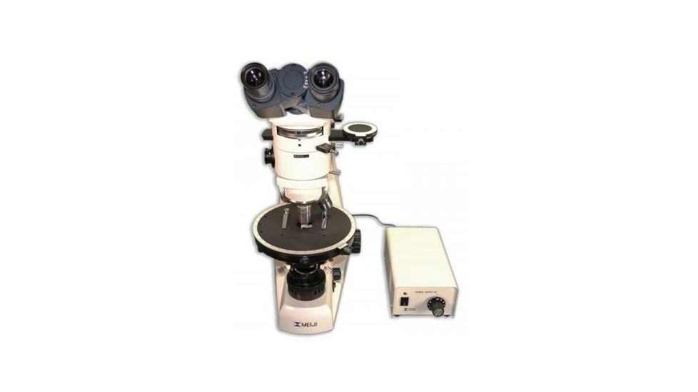 Meiji Techno Halogen Binocular Polarizing Microscope, BEIGE, LARGE MT9920