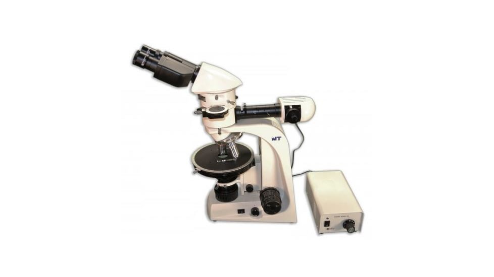 Meiji Techno Halogen Binocular Polarizing Microscope, BEIGE, LARGE MT9920