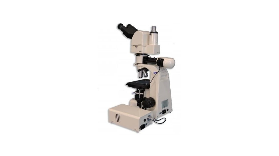 Meiji Techno Halogen Ergo Trino Incident,Transmitted Light BF Microscope, BEIGE, LARGE MT8100EH