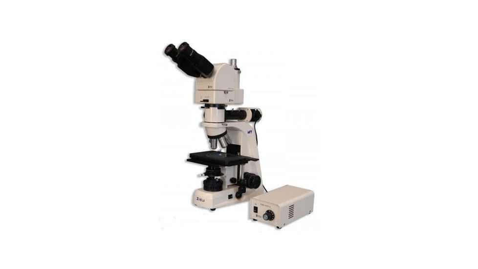 Meiji Techno Halogen Ergo Trino Incident,Transmitted Light BF Microscope, BEIGE, LARGE MT8100EH