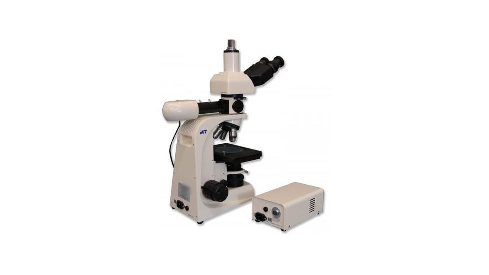 Meiji Techno Halogen Trino Incident,Transmitted Light BF Metallurgical Microscope, BEIGE, LARGE MT8100