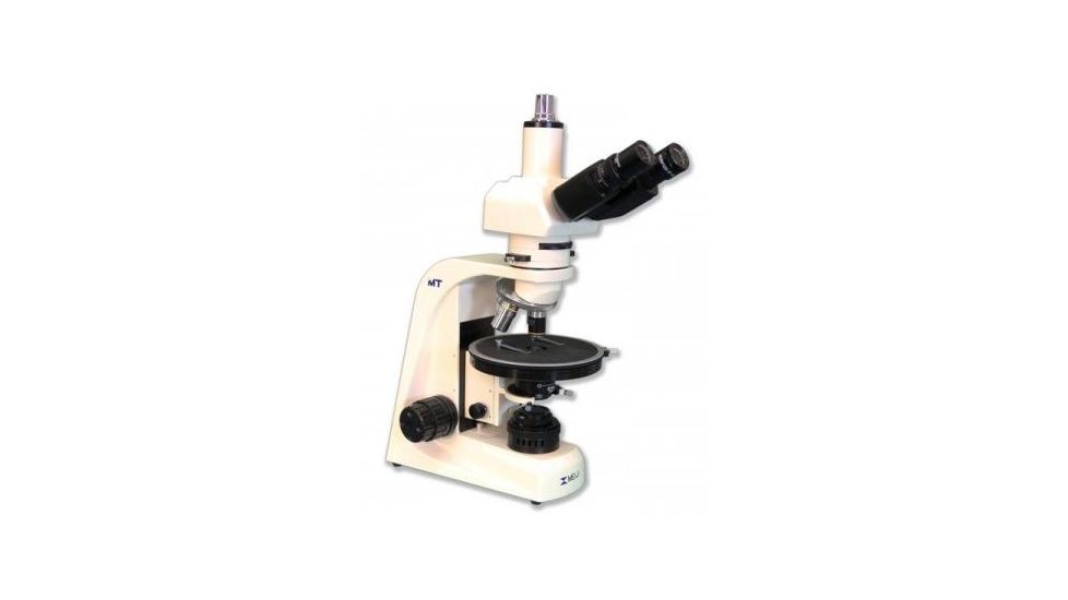 Meiji Techno Halogen Trinocular Asbestos PLM Microscope, BEIGE, LARGE MT6130