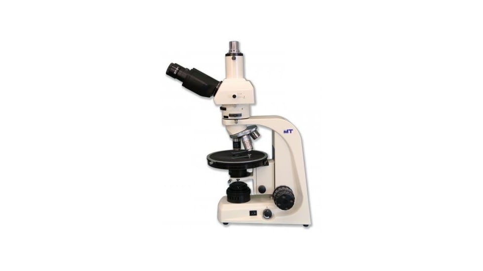 Meiji Techno Halogen Trinocular Asbestos PLM Microscope, BEIGE, LARGE MT6130