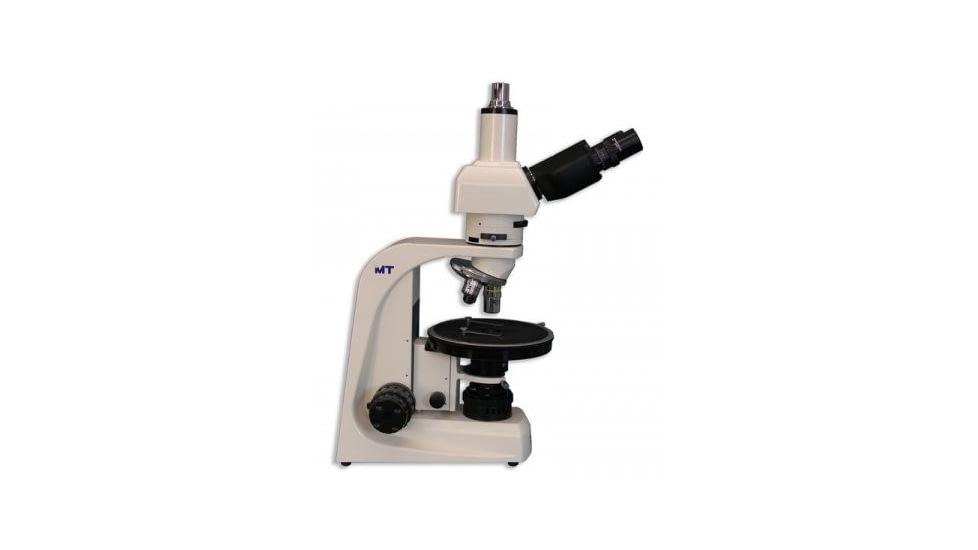 Meiji Techno Halogen Trinocular Polarizing Microscope, BEIGE, LARGE MT9300