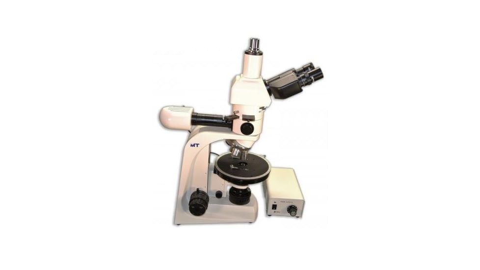 Meiji Techno Halogen Trinocular Polarizing Microscope, BEIGE, LARGE MT9930