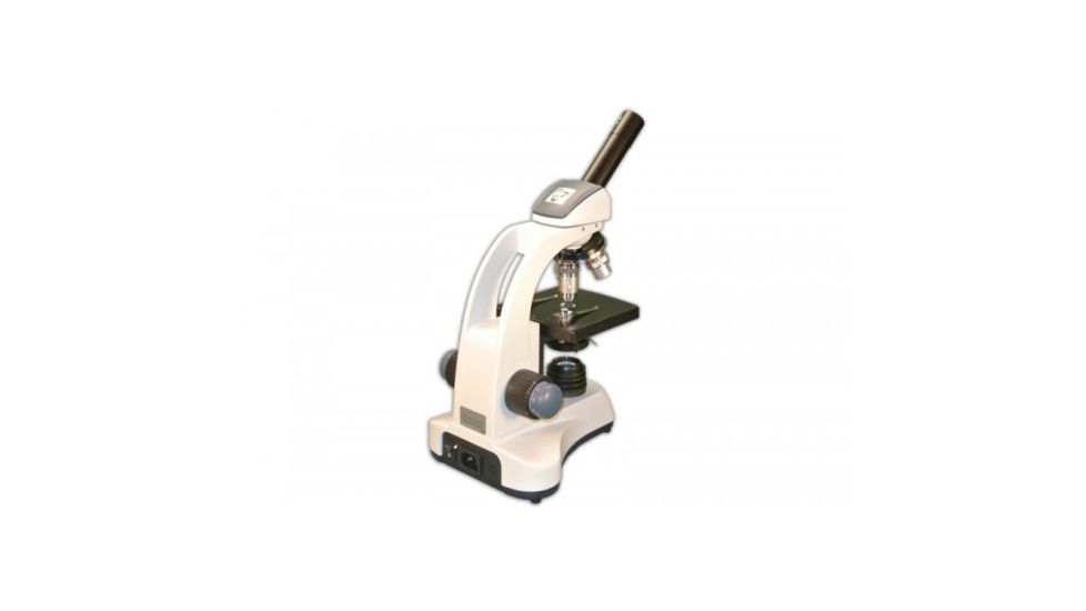 Meiji Techno MT-12 LED Monocular Entry-Level Compound Microscope, White MT-12