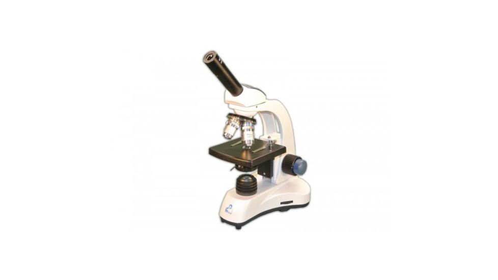 Meiji Techno MT-12 LED Monocular Entry-Level Compound Microscope, White MT-12