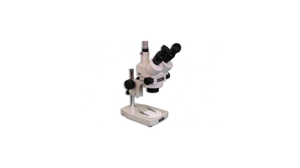 Meiji Techno Trinocular Switched Image, Zoom Stereo Microscope .7X to 4.5X with Stops Need Stand and Eyepieces WD 93mm, EMZ-5TRD