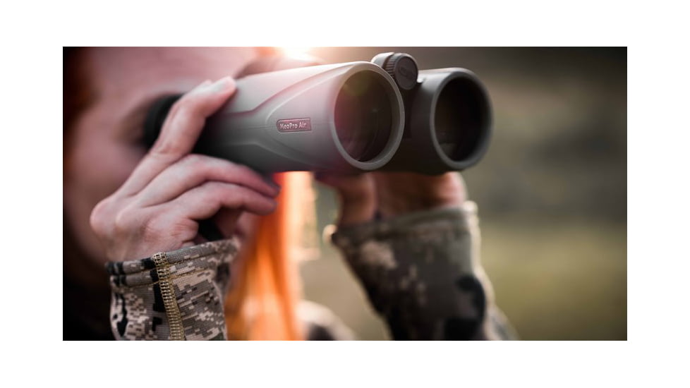 Meopta MeoPro Air 10x42mm Roof Prism Binoculars, Green Rubber Armored, 1032370