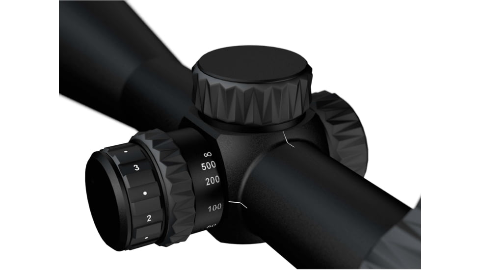 Meopta Optika6 Rifle Scope, 2.5-15x44mm, 30 mm Tube, SFP, RD 4C Reticle, Matte Anodized Black, 653629