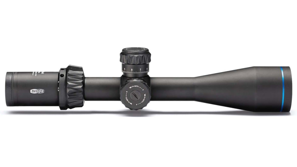 Meopta MeoPro Optika6 Rifle Scope, 4.5-27x50mm, 30mm Tube, First Focal Plane, RD .223 Reticle, Black, 653592