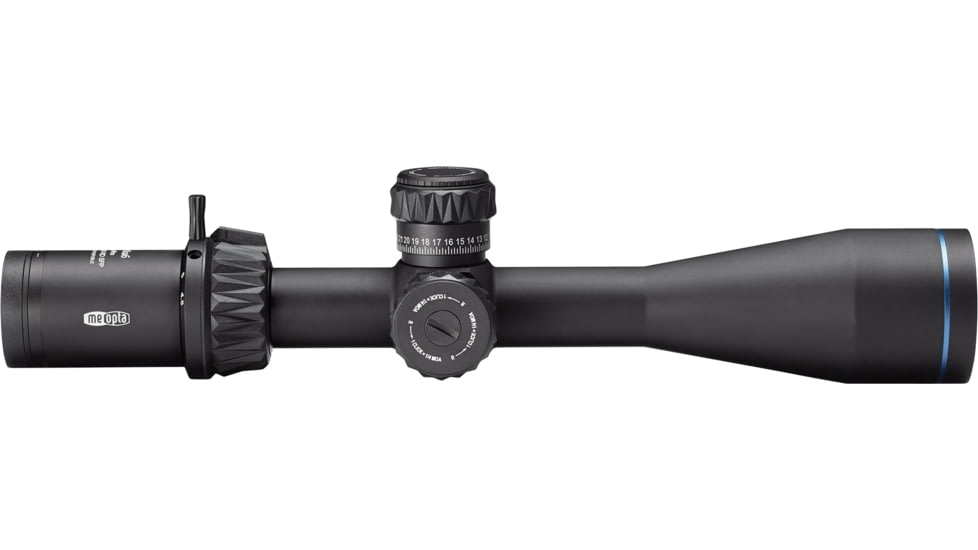 Meopta Optika6 Rifle Scope, 4.5-27x50mm, 30mm Tube, Second Focal Plane, RD 4C Reticle, Matte Black Anodized, 653665